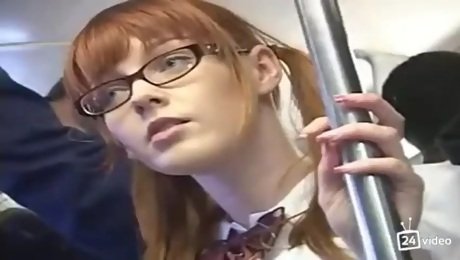 teen marie mccray sucks cock in a bus
