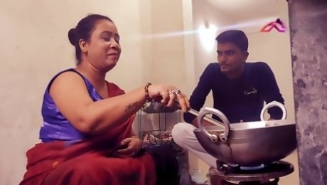 Dolon Majumder, Akshita Singh And Sapna Sappu - Unknown Busty Bbw Indian Milf Fucked In The Kitchen Fish Fr
