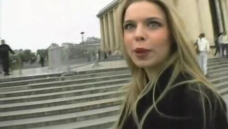 Smoking hot blondie Kelly Stafford gets banged in Paris