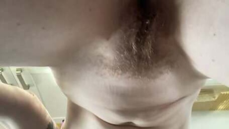 Fingering my pierced clit after blowing vape smoke in your face. But I just kept getting interrupted!