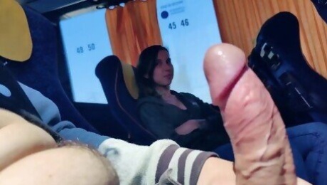 Stranger teen suck dick in bus
