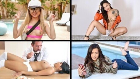 Little Asian Cuties Compilation feat. Ember Snow, Honey Gold, Lulu Chu and Vina Sky